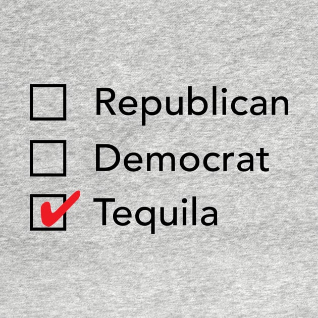 Republican Democrat Tequila by zubiacreative